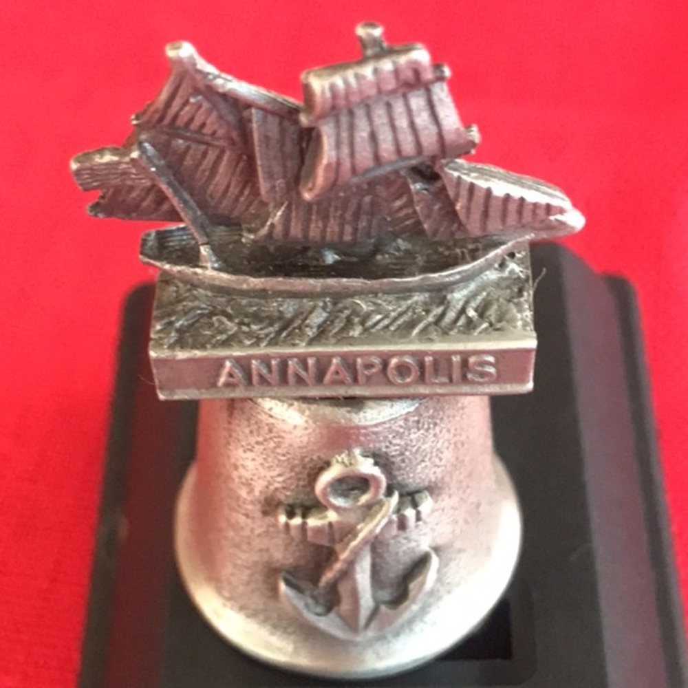 PEWTER THIMBLE ANNAPOLIS MADE USA